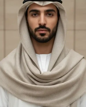 شال بشمينا سادة رجالي